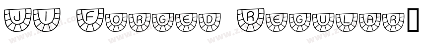 JI Forged Regular字体转换